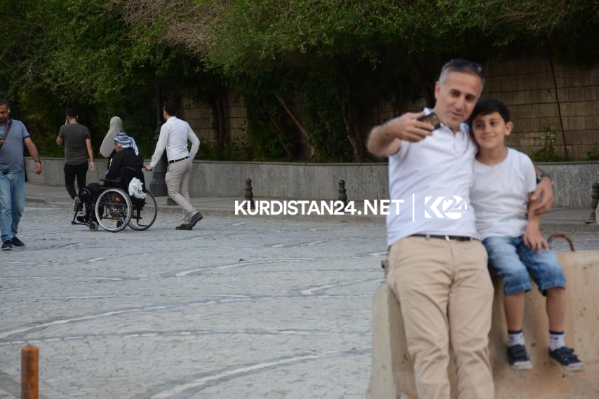 بالصور | أربيل تتنفس الصعداء غداة تراجع إصابات الجائحة